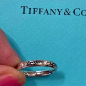Tiffany & Co Love ring with diamonds